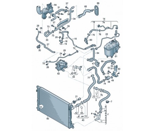 Przewod odpowietrzajacy (nr katalogowy: 06L121081K)