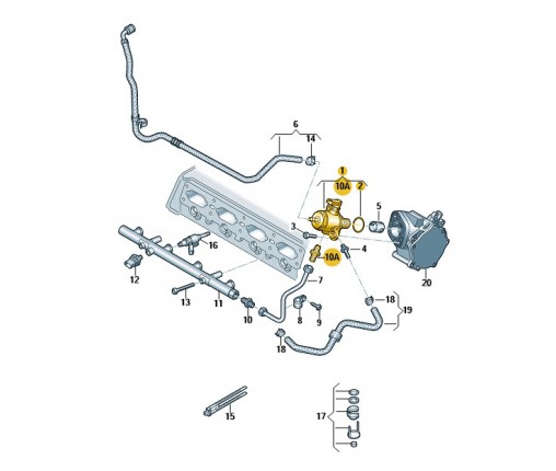 Pompa paliwa (nr katalogowy: 06L127025T)