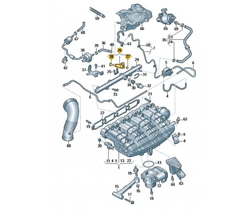 Zawór wtryskujący (nr katalogowy: 06L906031C)