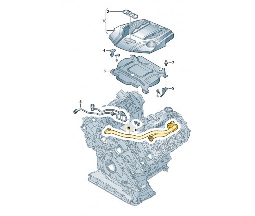 Przewód odpowietrzający (nr katalogowy: 06M103210EB)