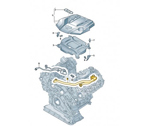 Przewod odpowietrzajacy (nr katalogowy: 06M103210ED)