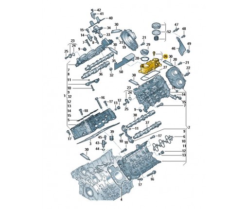 Oddzielacz oleju (nr katalogowy: 06M103515H)