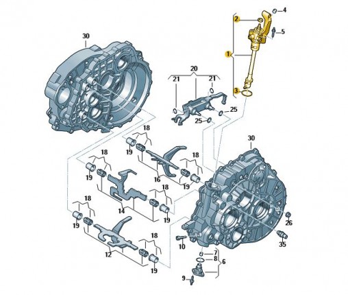 Mechanizm przełączania (nr katalogowy: 0A5301230F)