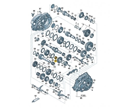Łożysko igiełk.z pierśc.wewn. (nr katalogowy: 0A5311132B)