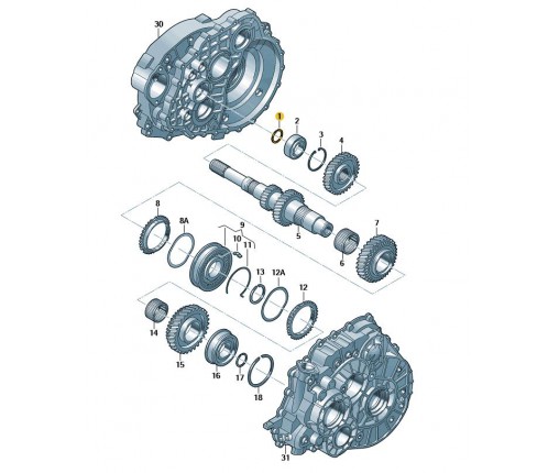 Pierscień zabezpieczający (nr katalogowy: 0A5311187A)