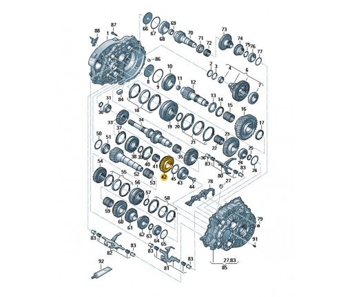 kolo zębate załączane (nr katalogowy: 0A5311349AM)