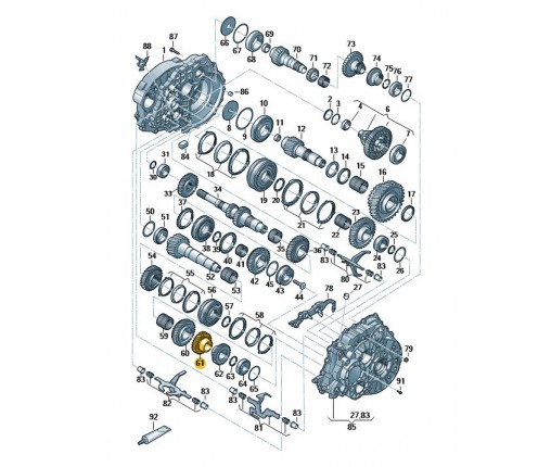 Kolo zebate stale (nr katalogowy: 0A5311361AD)