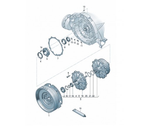Uszczelniacz walu (nr katalogowy: 0CK141738A)