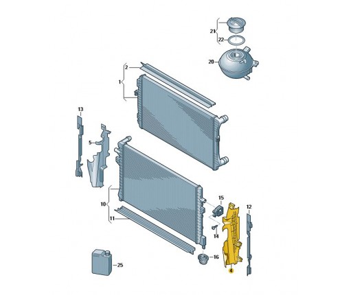 Kierownica powietrza (nr katalogowy: 17A121283K)