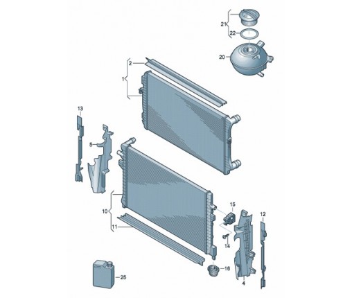 Kierownica powietrza (nr katalogowy: 17A121284K)