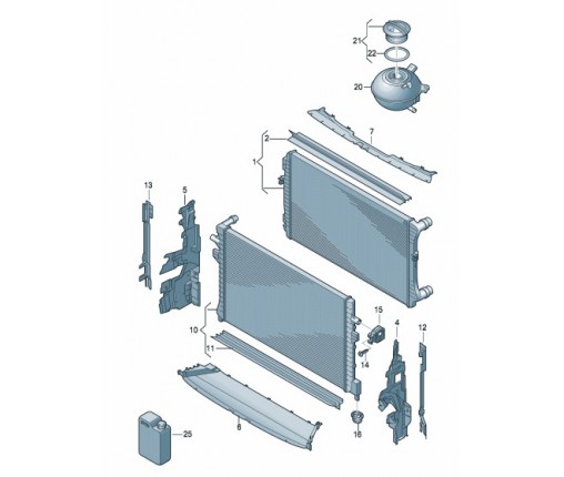 Kierownica powietrza (nr katalogowy: 17A121284P)