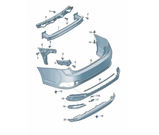 Prowadnica (nr katalogowy: 17A807376A)