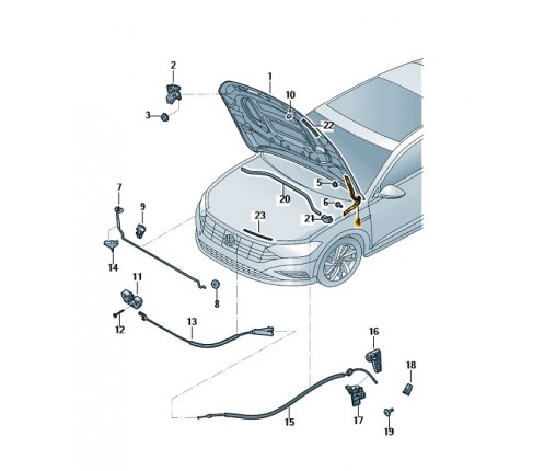 Zawias klapy (nr katalogowy: 17A823302)