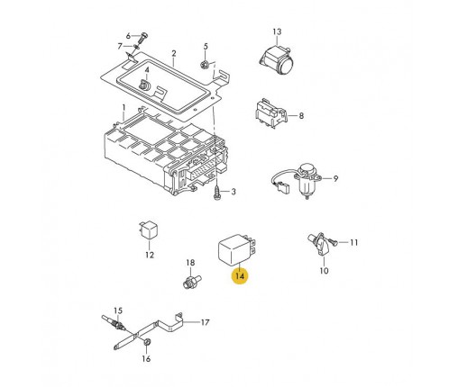 Przekaźnik świec żarowych (nr katalogowy: 183919481)
