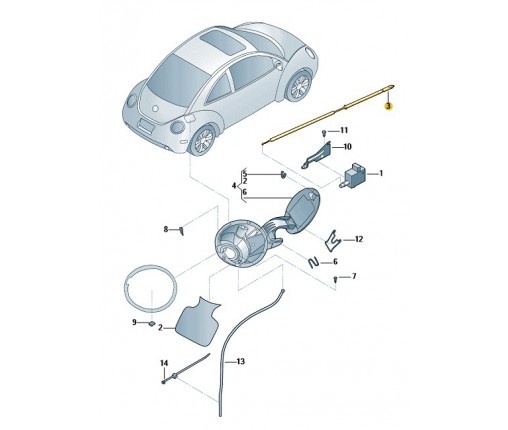 Łącznik (nr katalogowy: 1C0810899H)