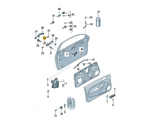 Podkładka (nr katalogowy: 1C0837211A)