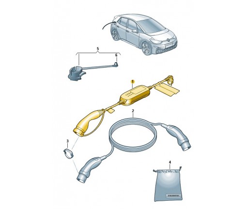 Przewód ład.do gniazdka elekt. (nr katalogowy: 1EA971675BH)