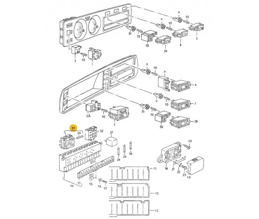 Skrzynka bezpieczników (nr katalogowy: 1H0937530)