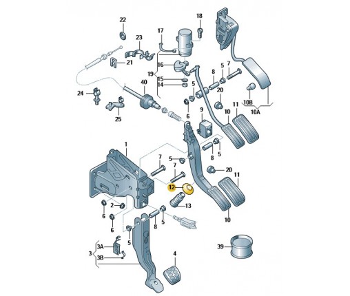 Rozeta (nr katalogowy: 1J0723528)