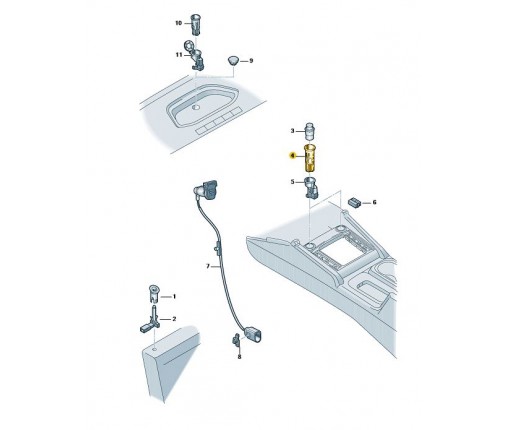 Wtyczka (nr katalogowy: 1J0919309)