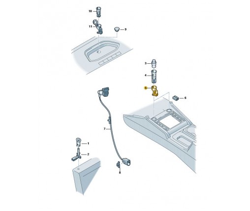Tulejka rozprężna (nr katalogowy: 1J0919341A)