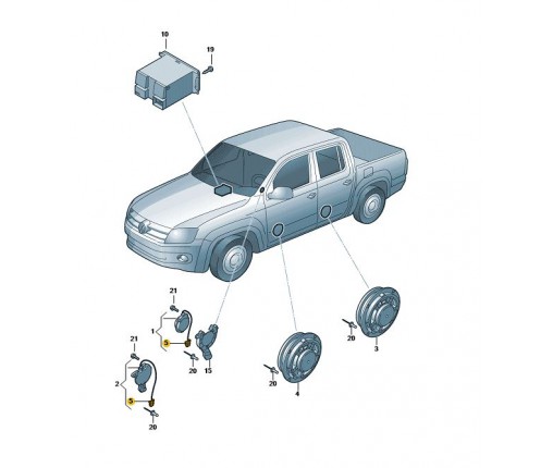 Wtyczka do złączek płaskich (nr katalogowy: 1J0971972)