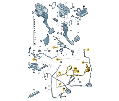 Przewód hydrauliczny (nr katalogowy: 1K1721465BA)