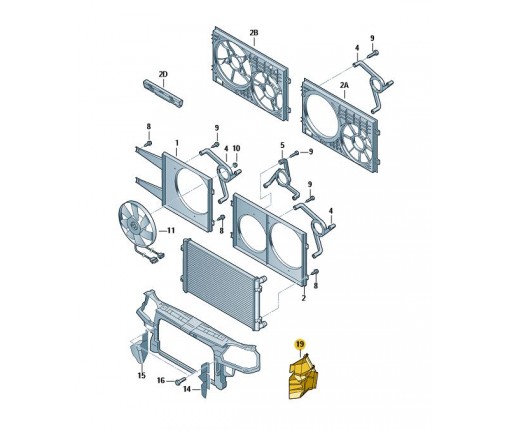 Kierownica powietrza (nr katalogowy: 1U0121467)