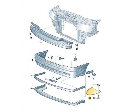 Kierownica powietrza (nr katalogowy: 1U0805825A)