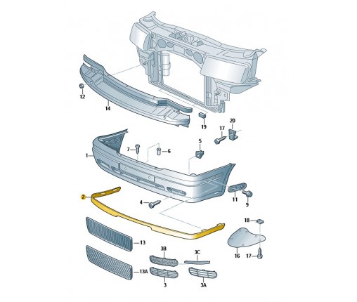 Listwa zakrywająca czarny (nr katalogowy: 1U0807717C01C)
