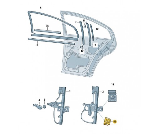 Element prowadzący (nr katalogowy: 1U0837583)