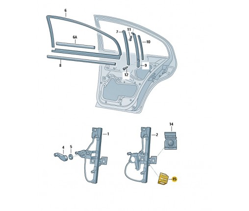 Element prowadzący (nr katalogowy: 1U0837584)