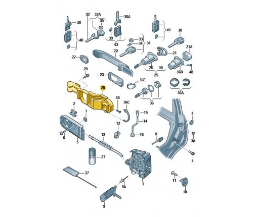 PROWADNIK (nr katalogowy: 1U0837885B)