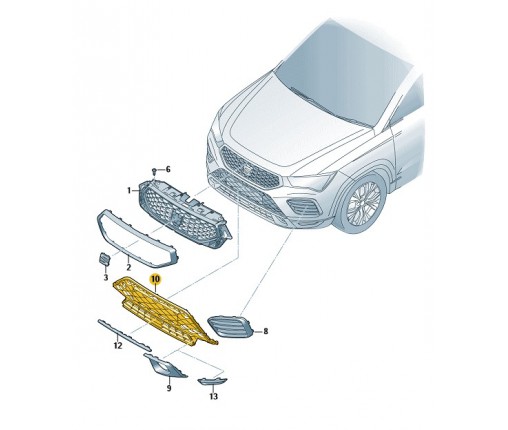 Siatka czerń satynowa (nr katalogowy: 575853668M9B9)