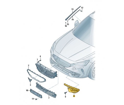 Nakładka brylantowy czarny (nr katalogowy: 5FF853666E041)