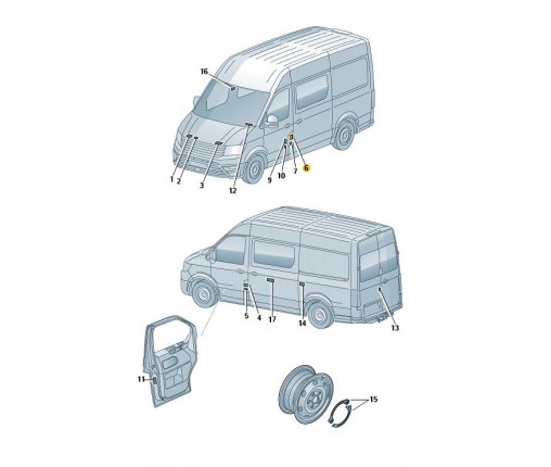 Tabliczka z piktogramem airbag /kindersi (nr katalogowy: 5G0010029J)