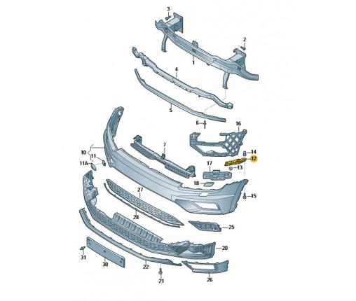 Prowadnica (nr katalogowy: 5NA807050A)
