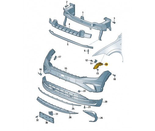 prowadnica (nr katalogowy: 5NA807050B)