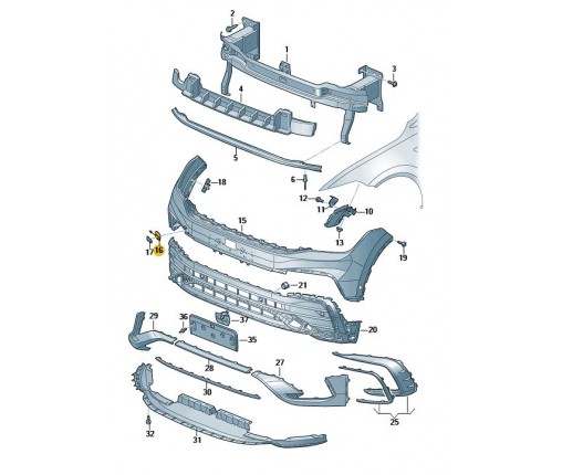 Nakładka gruntowany (nr katalogowy: 5NA807155BGRU)