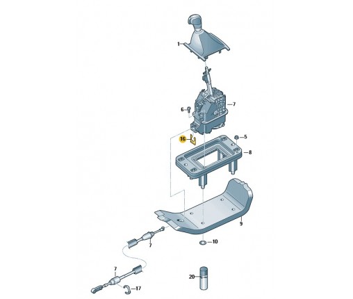 Podkładka zabezpieczająca (nr katalogowy: 6R0713274)