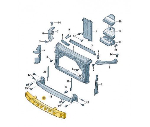ABSORBER (nr katalogowy: 6V0807248B)