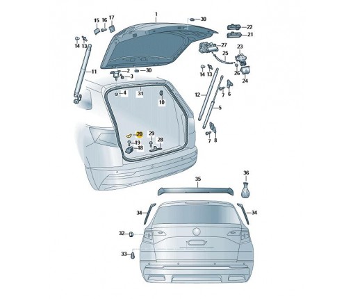 nakładka (nr katalogowy: 6Y0827339A)