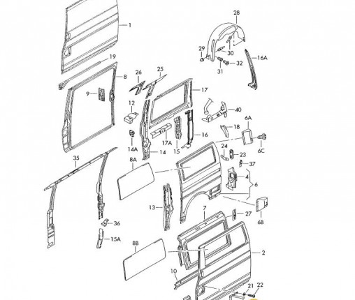Klapka wlewu paliwa (nr katalogowy: 701809905)