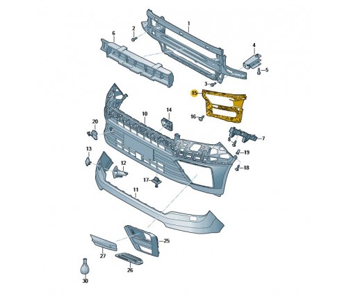 Podporka (nr katalogowy: 7C0807723B)