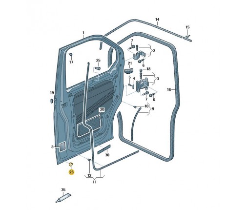 ogranicznik (nr katalogowy: 7E0837529)