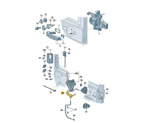 Odrzutnik wody (nr katalogowy: 7H0843354)