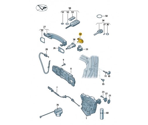 Nakładka, czerń satynowa (nr katalogowy: 7LA8378793FZ)