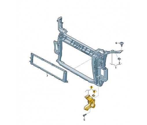 Uchwyt reflektora (nr katalogowy: 83A805607A)