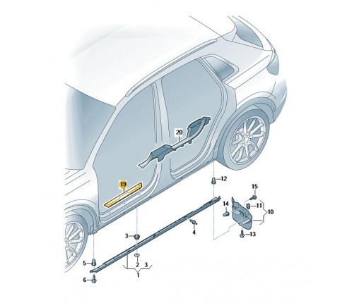 Listwa progowa czerń satynowa (nr katalogowy: 83A8533739B9)