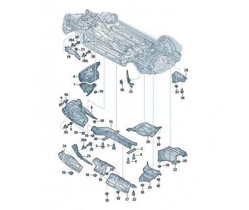 Klip (nr katalogowy: 8E0805163)